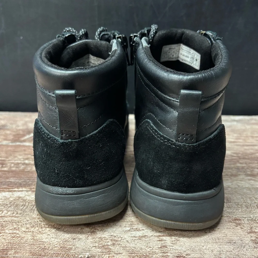 Vionic | VGUC Whitley Black Ankle Boots High Top Biker Bootie Rubber Sole, 6